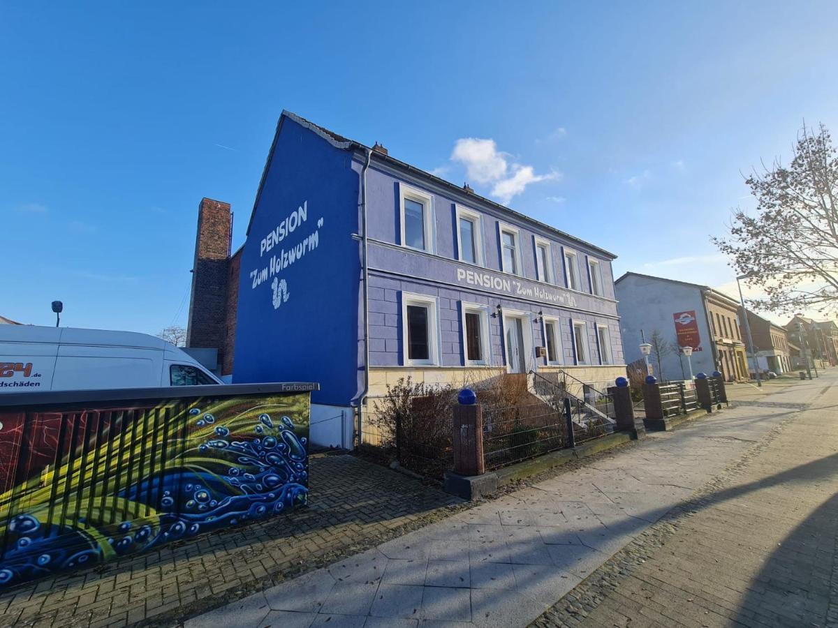 Pension Zum Holzwurm Wittenberge Eksteriør bilde